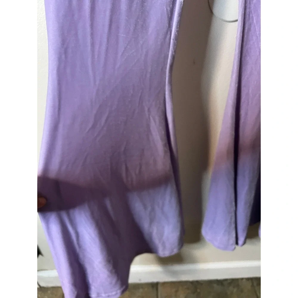 Killstar Moondance Bellbottom pastel lilac leggings - Picture 3 of 6